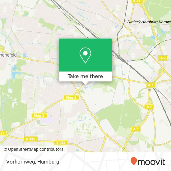 Vorhornweg map