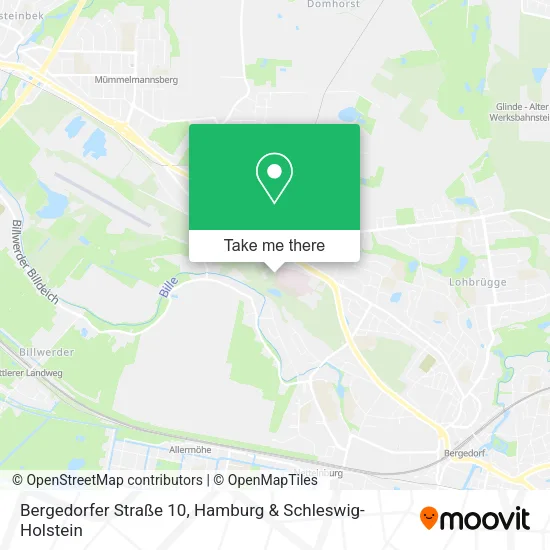 Карта Bergedorfer Straße 10