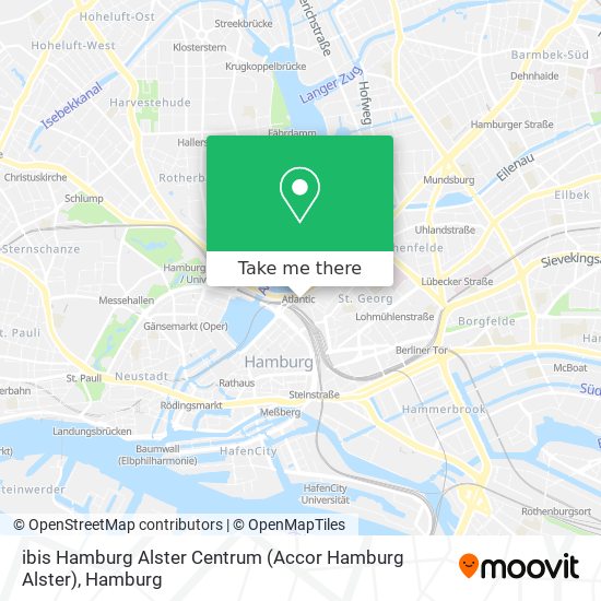 ibis Hamburg Alster Centrum (Accor Hamburg Alster) map