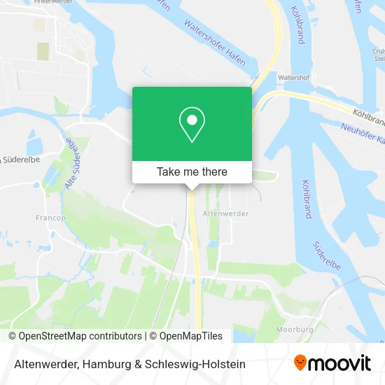 Карта Altenwerder