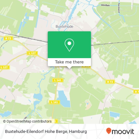 Buxtehude-Eilendorf Hohe Berge map