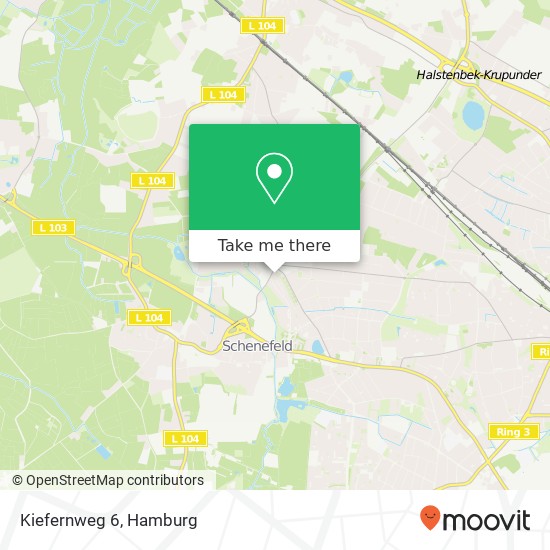 Kiefernweg 6 map