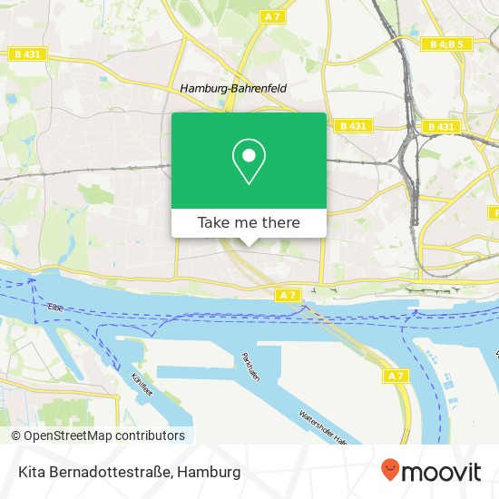 Карта Kita Bernadottestraße