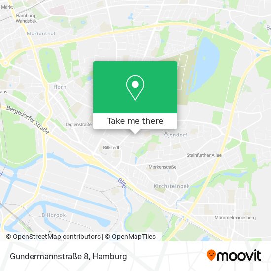 Gundermannstraße 8 map