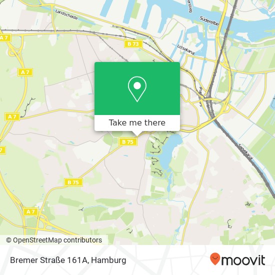 Карта Bremer Straße 161A