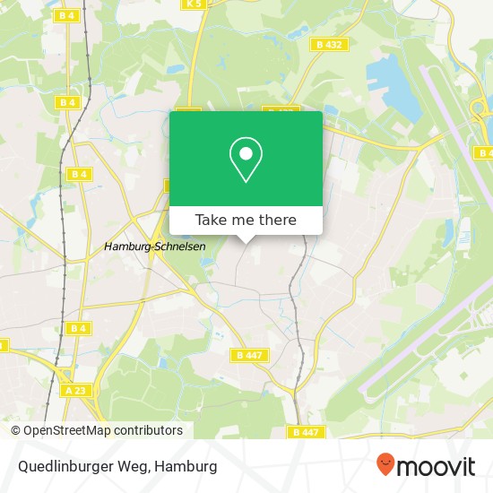 Quedlinburger Weg map