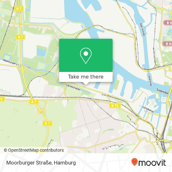 Moorburger Straße map