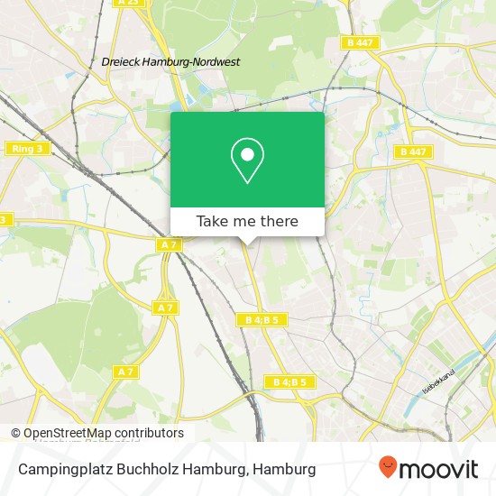 Карта Campingplatz Buchholz Hamburg