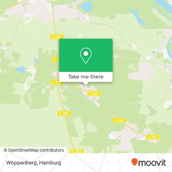 Wöppenberg map