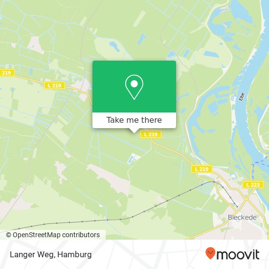 Langer Weg map