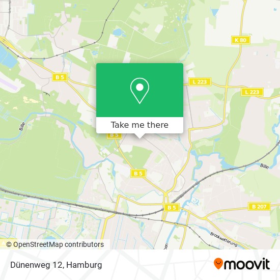 Dünenweg 12 map