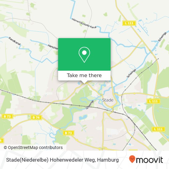 Карта Stade(Niederelbe) Hohenwedeler Weg
