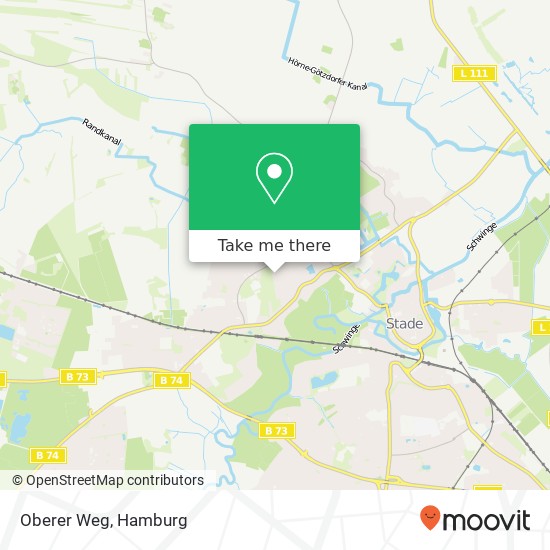 Oberer Weg map