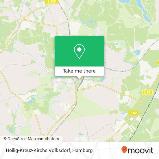 Heilig-Kreuz-Kirche Volksdorf map