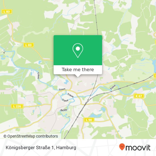 Königsberger Straße 1 map