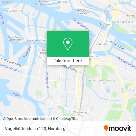 Vogelhüttendeich 123 map