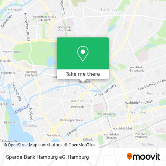 Sparda-Bank Hamburg eG map