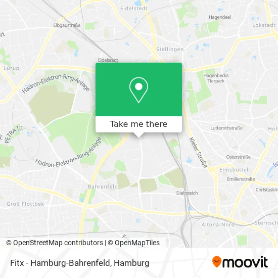 Карта Fitx - Hamburg-Bahrenfeld