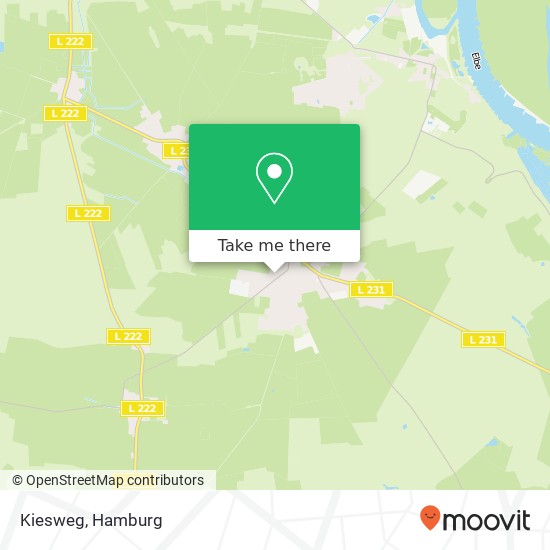 Kiesweg map
