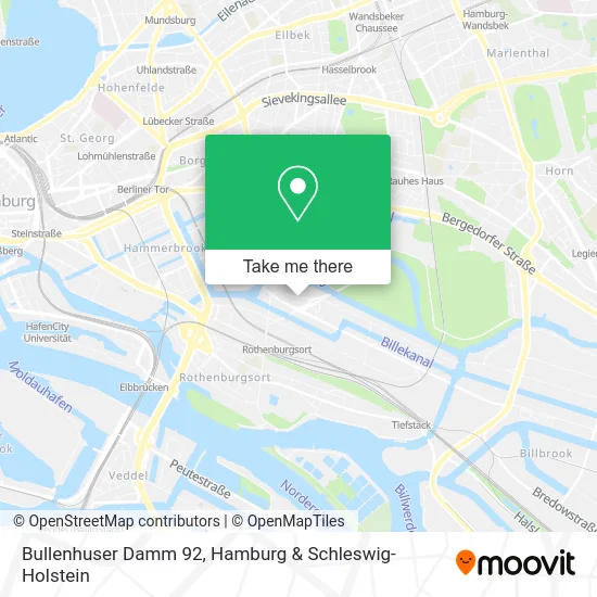 Карта Bullenhuser Damm 92