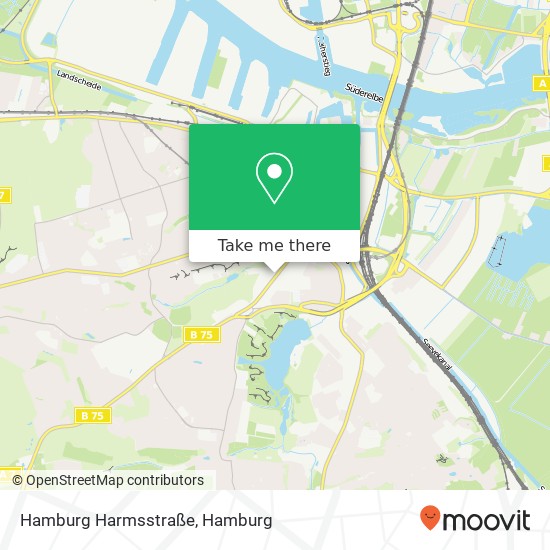 Карта Hamburg Harmsstraße