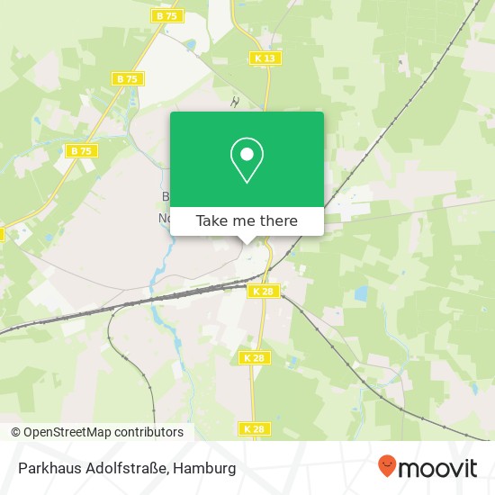 Parkhaus Adolfstraße map