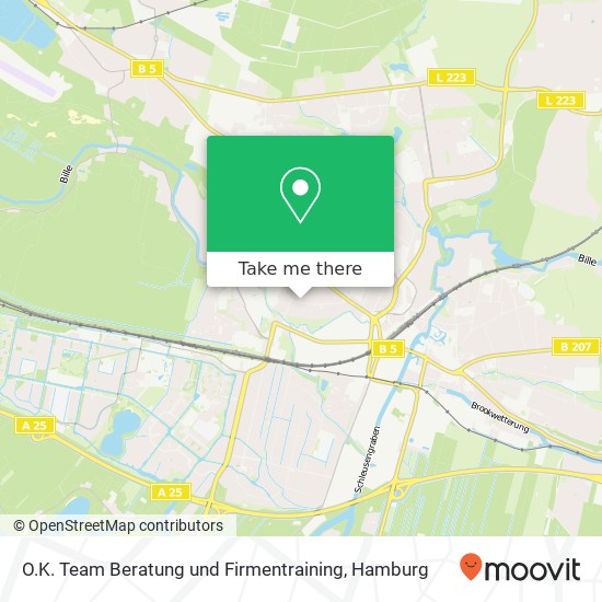 O.K. Team Beratung und Firmentraining map