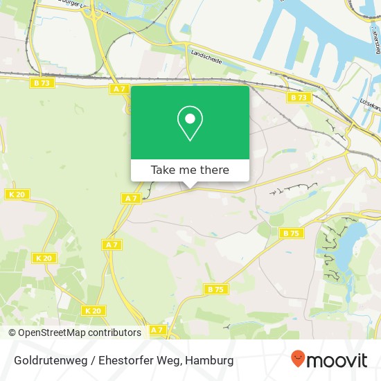 Goldrutenweg / Ehestorfer Weg map