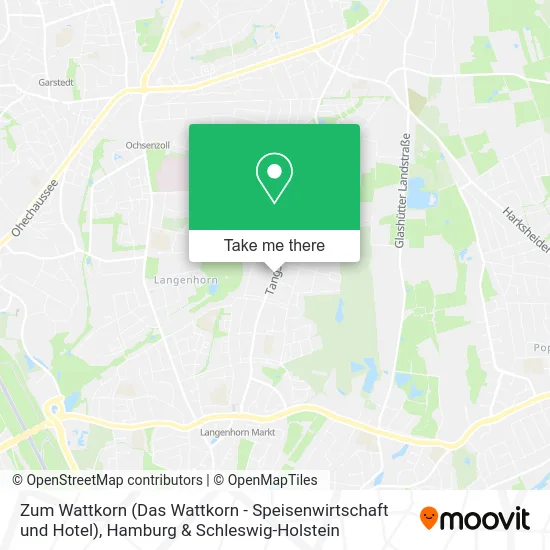 Карта Zum Wattkorn (Das Wattkorn - Speisenwirtschaft und Hotel)