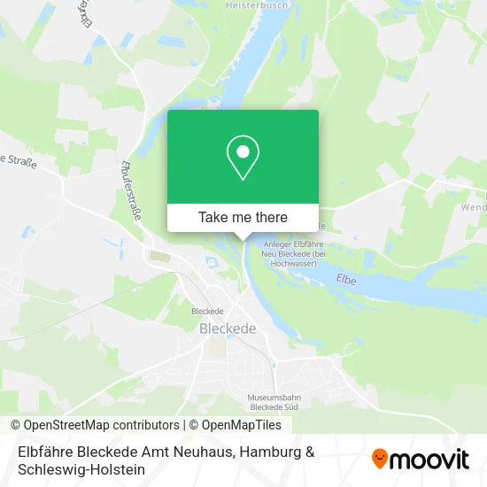 Карта Elbfähre Bleckede Amt Neuhaus