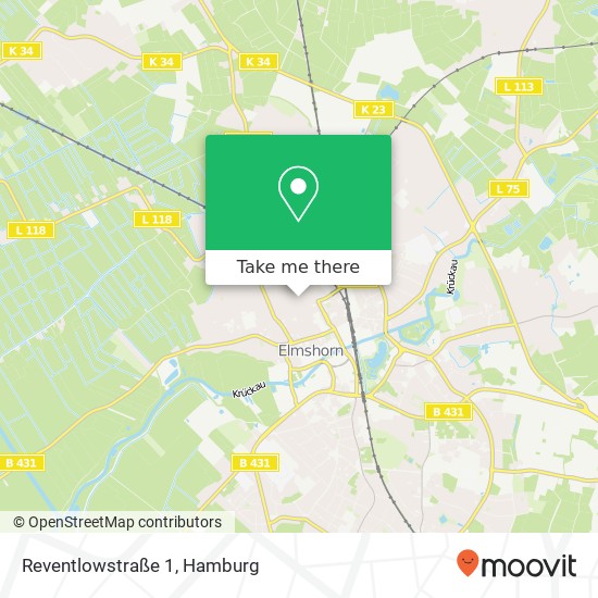 Reventlowstraße 1 map