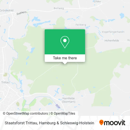 Staatsforst Trittau map