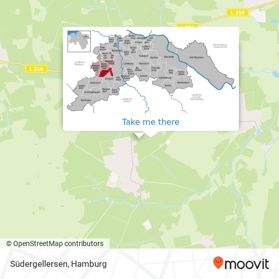 Südergellersen map