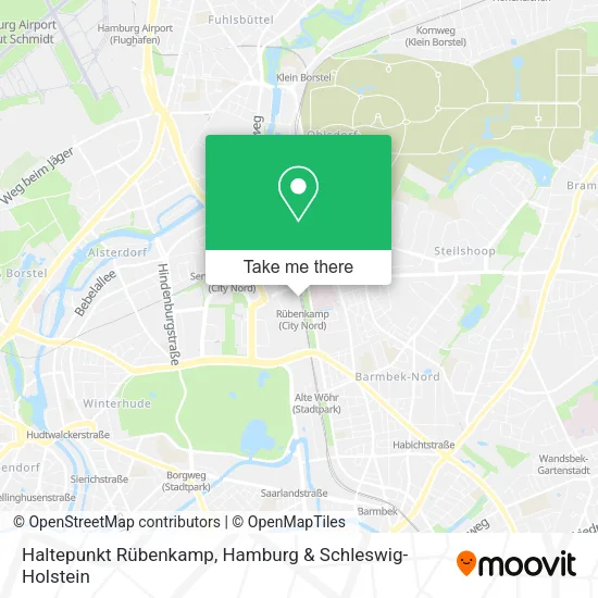 Карта Haltepunkt Rübenkamp
