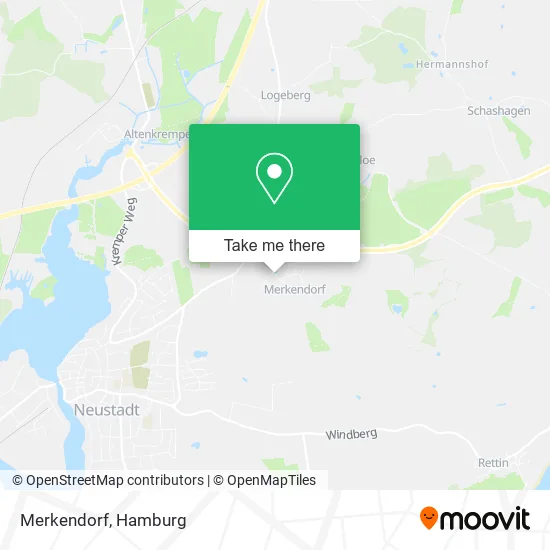 Карта Merkendorf