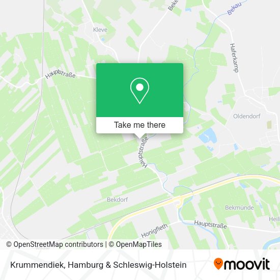 Krummendiek map