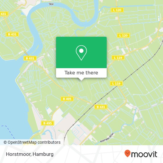 Horstmoor map