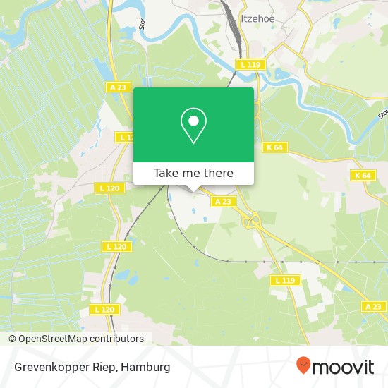 Grevenkopper Riep map