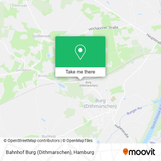 Bahnhof Burg (Dithmarschen) map