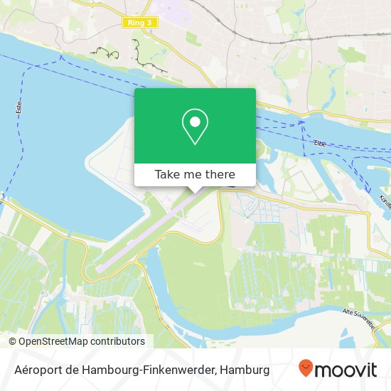 Карта Aéroport de Hambourg-Finkenwerder