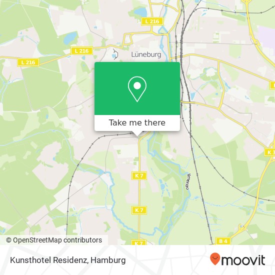 Kunsthotel Residenz map