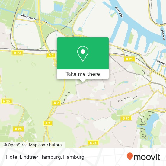 Hotel Lindtner Hamburg map