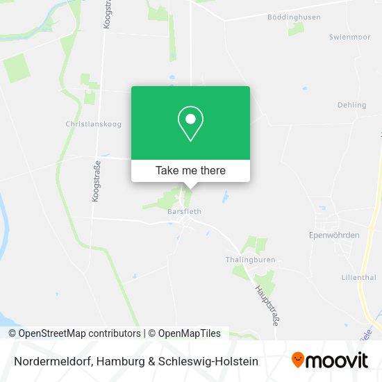 Nordermeldorf map