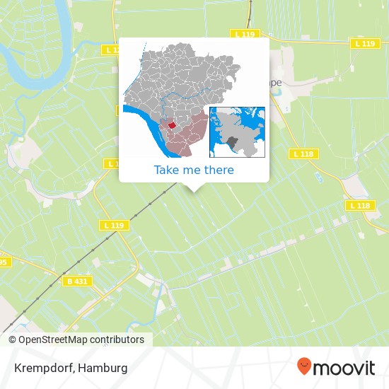 Krempdorf map