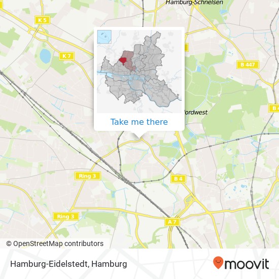 Карта Hamburg-Eidelstedt