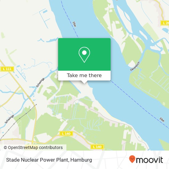 Stade Nuclear Power Plant map