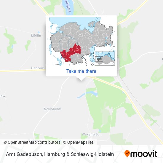 Amt Gadebusch map