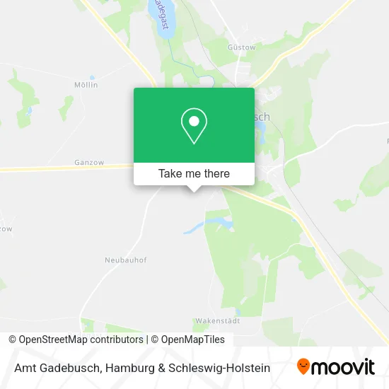 Карта Amt Gadebusch