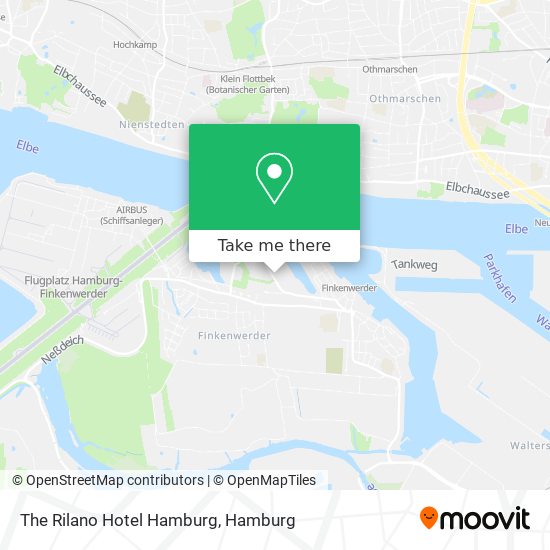 The Rilano Hotel Hamburg map