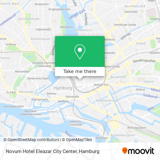 Novum Hotel Eleazar City Center map